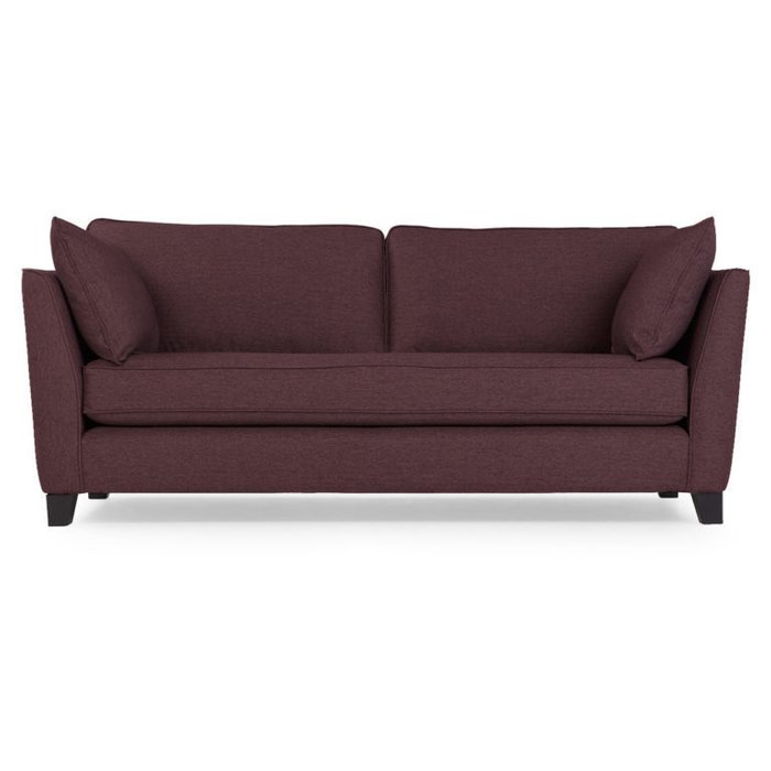 Трехместный раскладной диван Wolsly темно-пурпурный