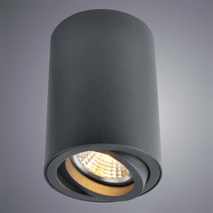 Потолочный светильник из металла черного цвета - купить Накладные споты по цене 1200.0