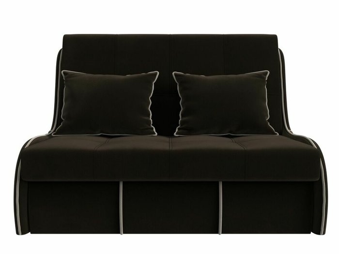Прямой диван-кровать Риттэр коричневого цвета - купить Прямые диваны по цене 34999.0