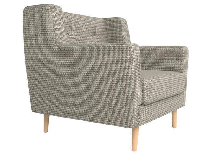 Кресло Брайтон серо-бежевого цвета - лучшие Интерьерные кресла в INMYROOM