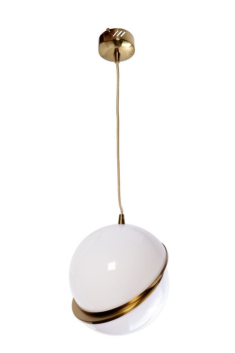 Лампа подвесная с белым плафоном