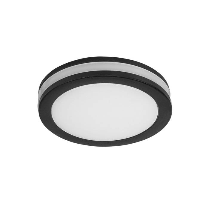 Точечный встраиваемый светильник Tabit черного цвета