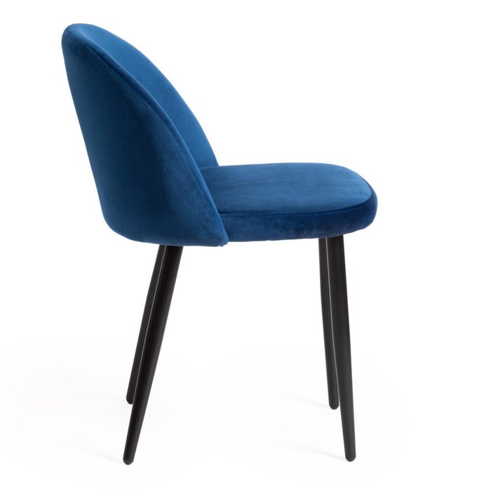 Комплект из четырех стульев Melody синего цвета - лучшие Обеденные стулья в INMYROOM