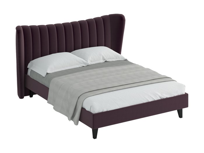 Кровать Queen Agata фиолетового цвета 160х200