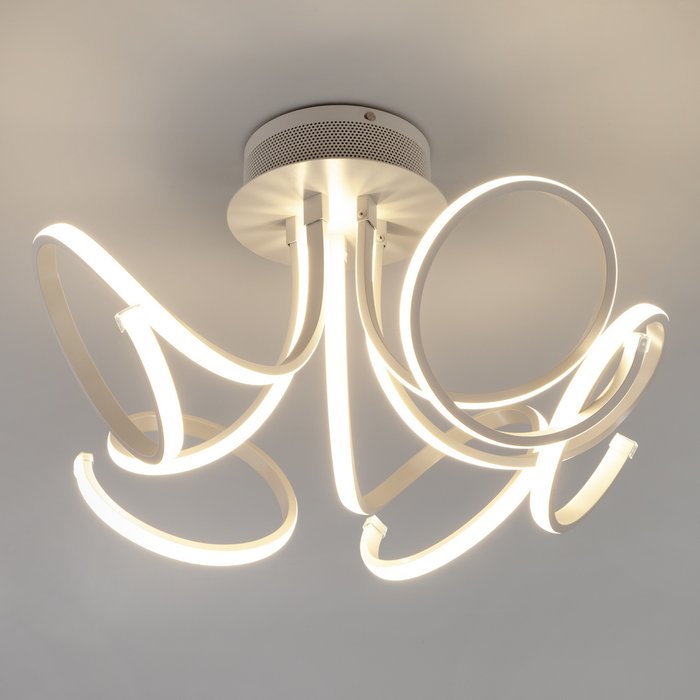 Светодиодный потолочный светильник 90111/5 белый - лучшие Потолочные светильники в INMYROOM
