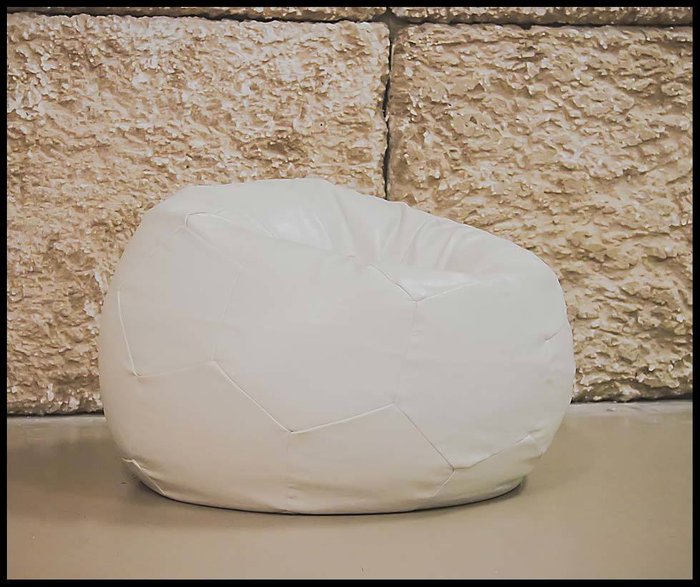 Кресло Мяч белого цвета - купить Бескаркасная мебель по цене 6090.0