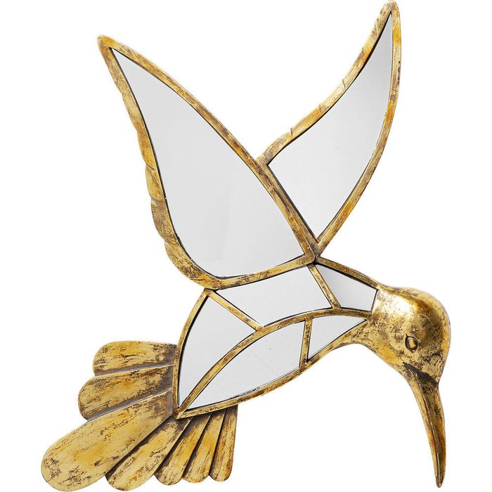 Украшение настенное Colibri золотого цвета - купить Декор стен по цене 18221.0 Украшение настенное Colibri золотого цвета - купить Декор стен по цене 18221.0