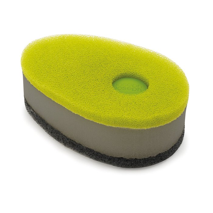 Набор губок с капсулой для моющего стредства Joseph Joseph soapy sponge™ из 3 штук зелёный - лучшие Прочее в INMYROOM