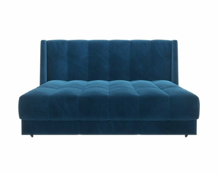 Диван-кровать Венеция НзПБ  синего цвета - лучшие Прямые диваны в INMYROOM