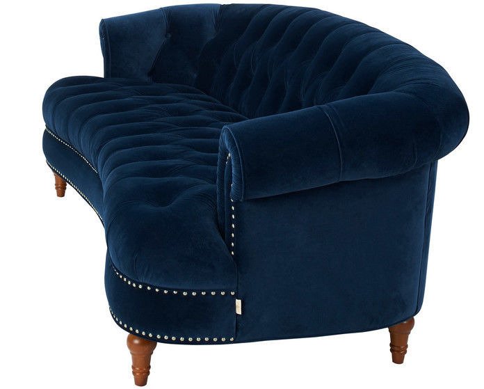 Диван La Rosa синего цвета - купить Прямые диваны по цене 113000.0