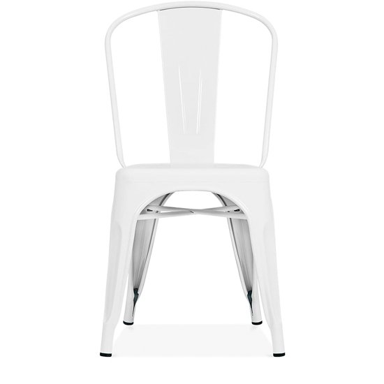 Стул Tolix белого цвета - купить Обеденные стулья по цене 4590.0