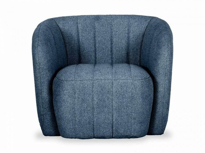 Кресло Lecco синего цвета - купить Интерьерные кресла по цене 37530.0