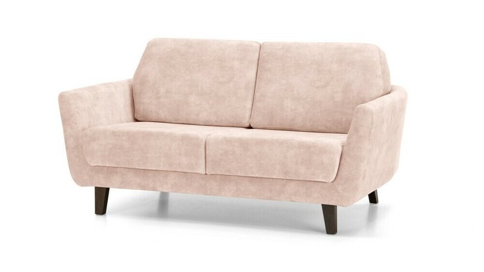 Диван Глазго розового цвета - купить Прямые диваны по цене 35800.0