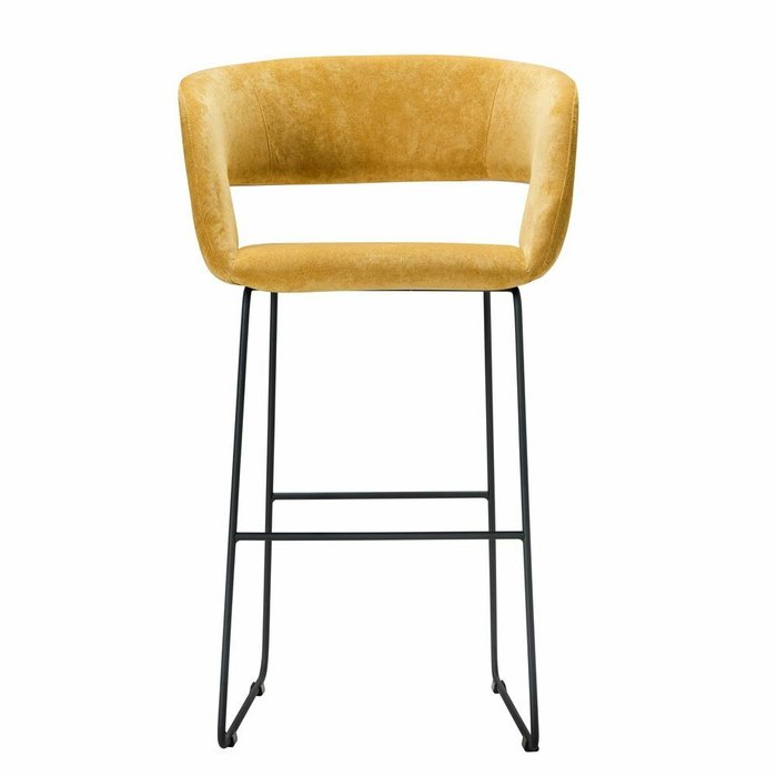 Барный стул Hugs желтого цвета - купить Барные стулья по цене 11090.0