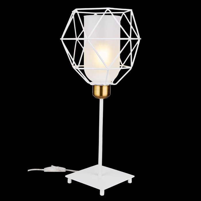 Настольный светильник Stratagema белого цвета - лучшие Настольные лампы в INMYROOM