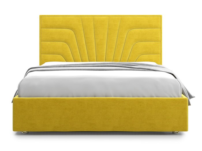 Кровать Premium Milana 180х200 желтого цвета с подъемным механизмом - купить Кровати для спальни по цене 77200.0