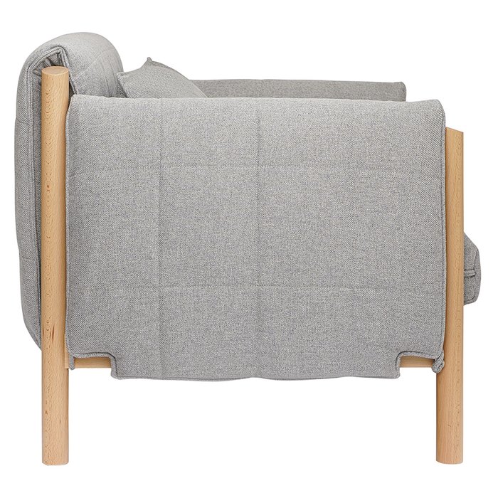 Лаунж-кресло Noak серого цвета - лучшие Интерьерные кресла в INMYROOM