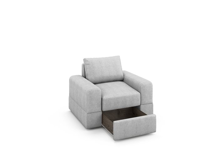 Кресло Elke светло-серого цвета - купить Интерьерные кресла по цене 29000.0