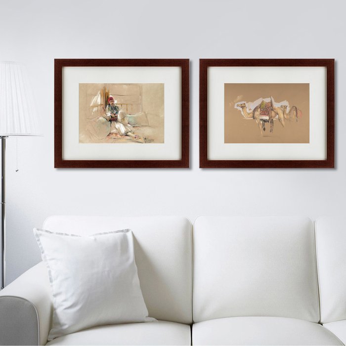 Репродукция картины Two Camels 1843 г. - лучшие Картины в INMYROOM