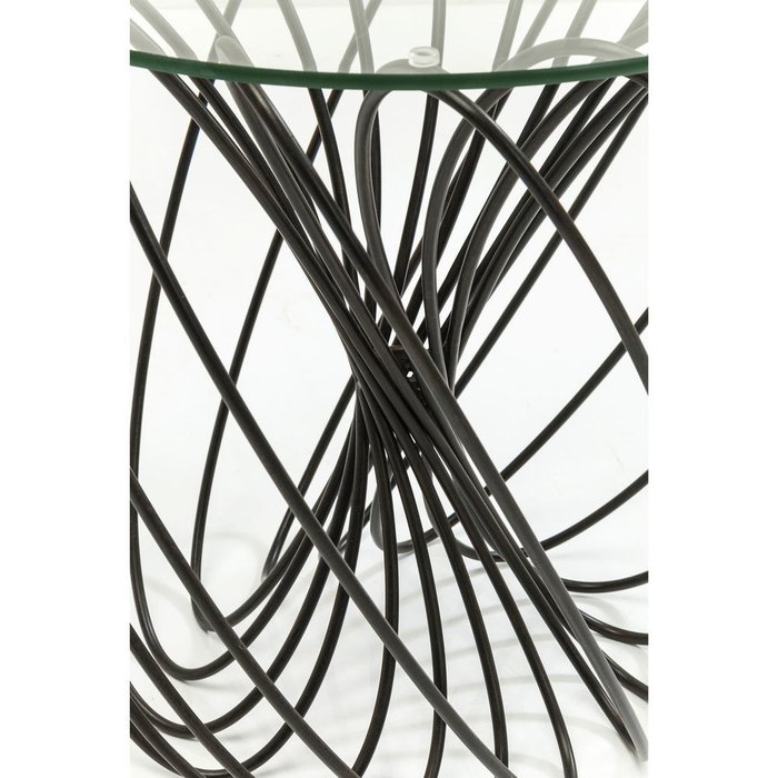 Столик журнальный Wire со стеклянной столешницей  - лучшие Журнальные столики в INMYROOM