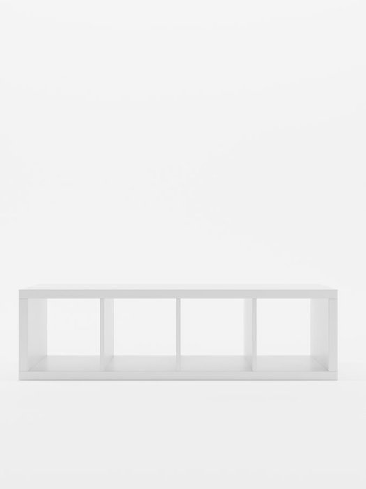 Полка Piano 4x1 белого цвета - купить Полки по цене 7190 Полка Piano 4x1 белого цвета - купить Полки по цене 7190