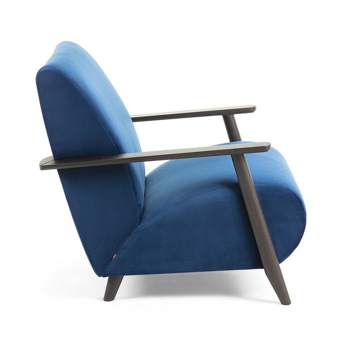 Кресло Marthan синего цвета - купить Интерьерные кресла по цене 67990.0
