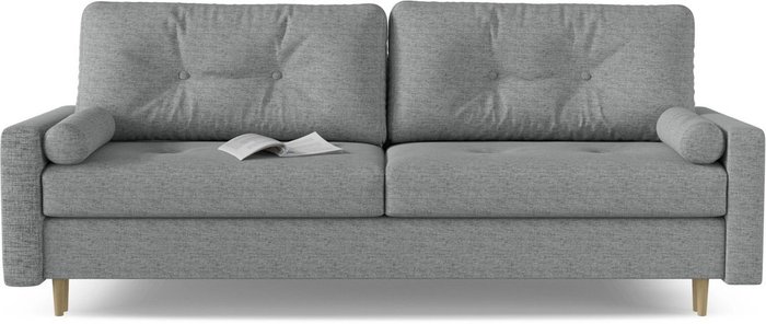 Диван-кровать Белфаст  серого цвета - купить Прямые диваны по цене 32586.0