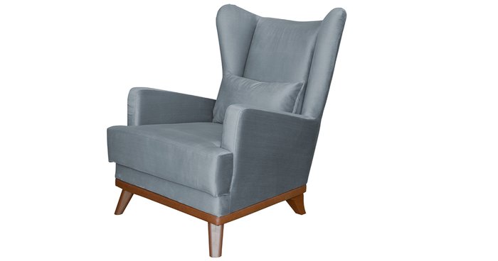 Кресло Оскар серого цвета - купить Интерьерные кресла по цене 13964.0