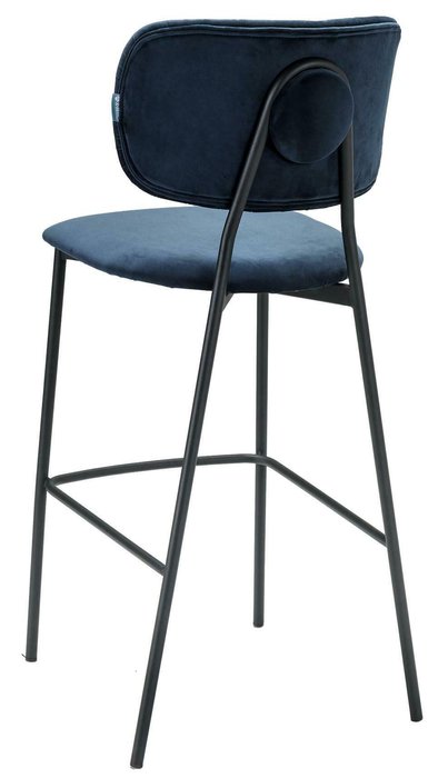 Стул барный Fendi синего цвета - лучшие Барные стулья в INMYROOM