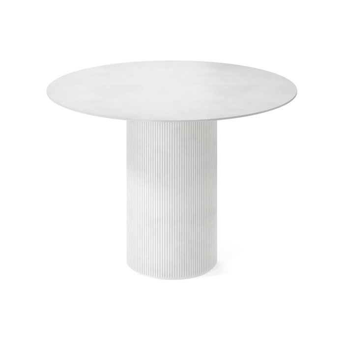 Обеденный стол Субра белого цвета