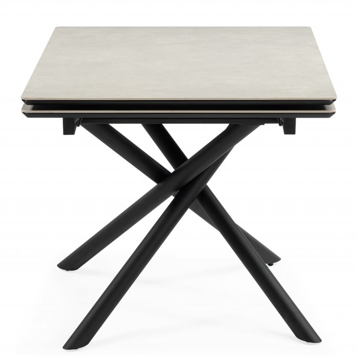 Раздвижной обеденный стол Мэриан 80х140 серого цвета - купить Обеденные столы по цене 45000