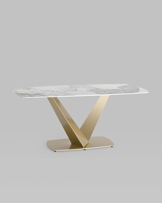 Стол обеденный Аврора L с керамической столешницей  - купить Обеденные столы по цене 105990.0