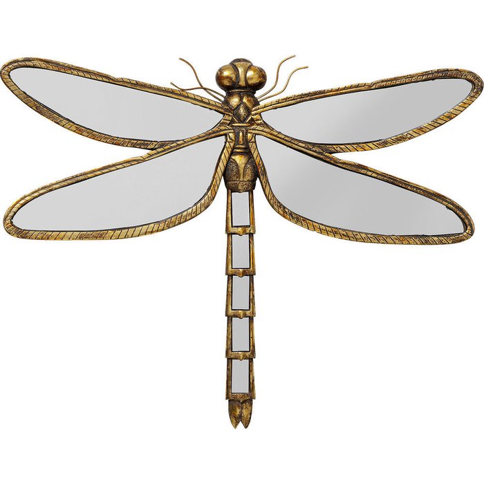 Украшение настенное Dragonfly коричневого цвета Украшение настенное Dragonfly коричневого цвета