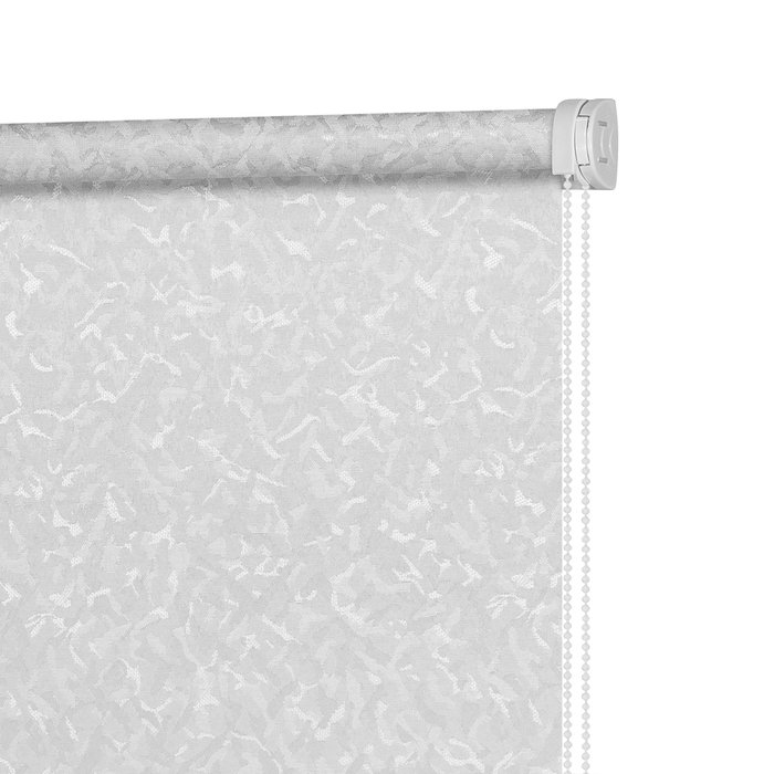 Рулонная штора Миниролл Айзен светло-серого цвета 90x160