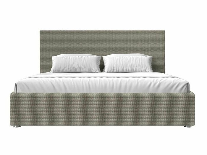 Кровать Кариба 160х200 серо-бежевого цвета с подъемным механизмом - купить Кровати для спальни по цене 68999.0