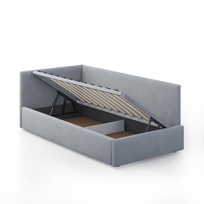 Кровать Меркурий-2 120х200 серого цвета с подъемным механизмом - лучшие Кровати для спальни в INMYROOM