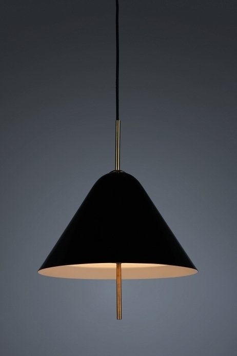 Подвесной светильник Oria с плафоном черного цвета - лучшие Подвесные светильники в INMYROOM