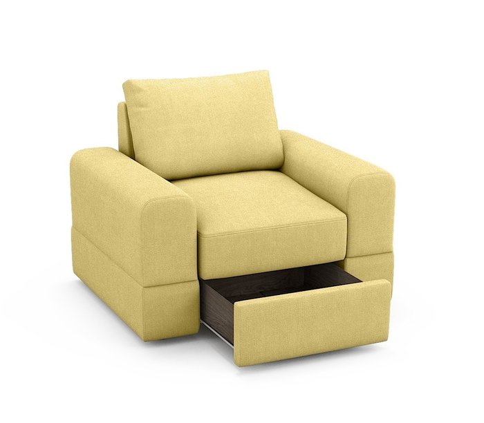 Кресло Elke желтого цвета - купить Интерьерные кресла по цене 27600.0