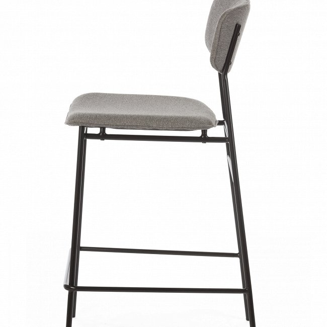Полубарный стул Madrid серого цвета - купить Барные стулья по цене 12875.0