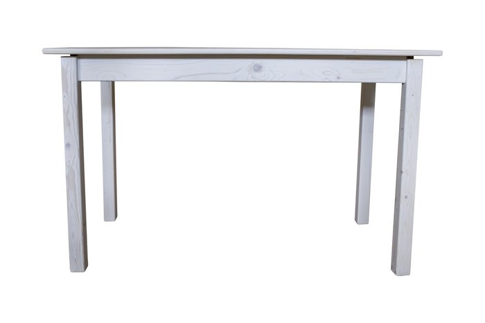  Стол обеденный Классика 120х60 из массива сосны светло-бежевого цвета - лучшие Обеденные столы в INMYROOM