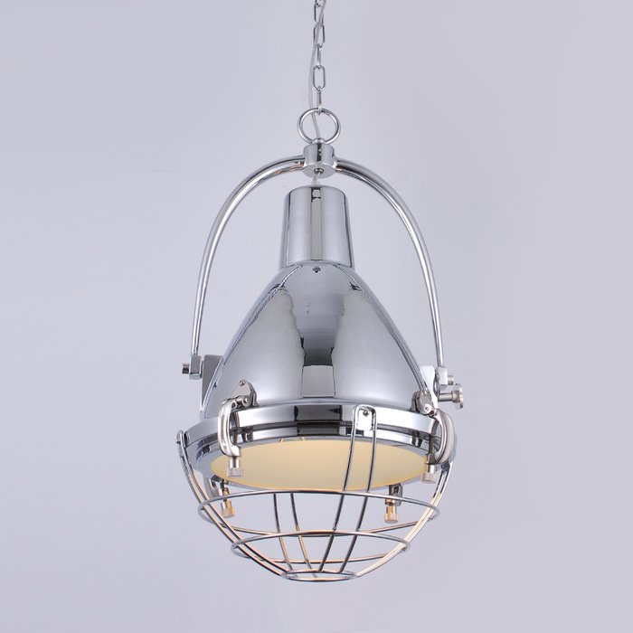 Подвесной светильник DeLight Collection из металла стального цвета - лучшие Подвесные светильники в INMYROOM