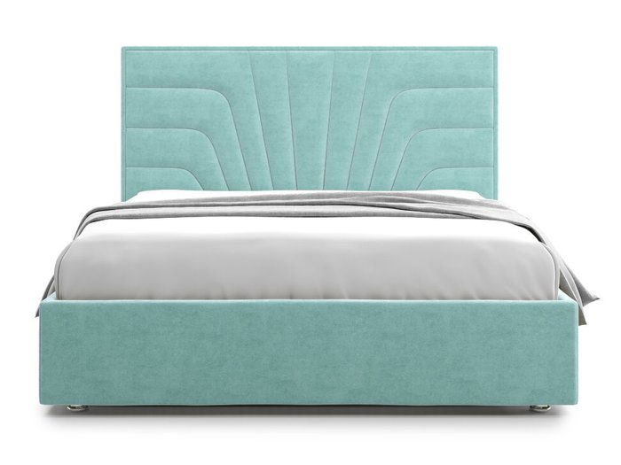 Кровать Premium Milana 140х200 бирюзового цвета с подъемным механизмом - купить Кровати для спальни по цене 53000.0