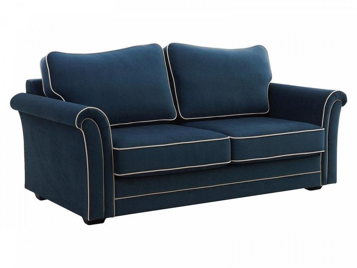 Диван двухместный Sydney темно-синевого цвета - купить Прямые диваны по цене 87750.0