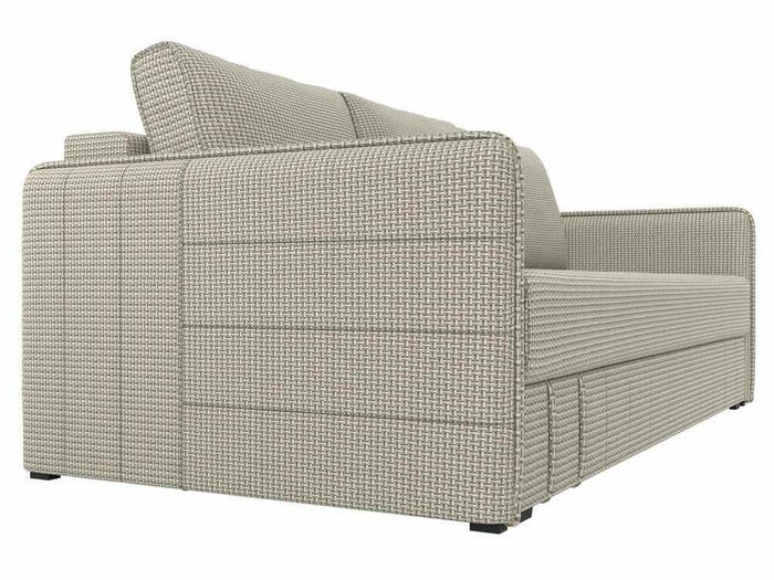 Прямой диван-кровать Слим серо-бежевого цвета с пружинным блоком - лучшие Прямые диваны в INMYROOM