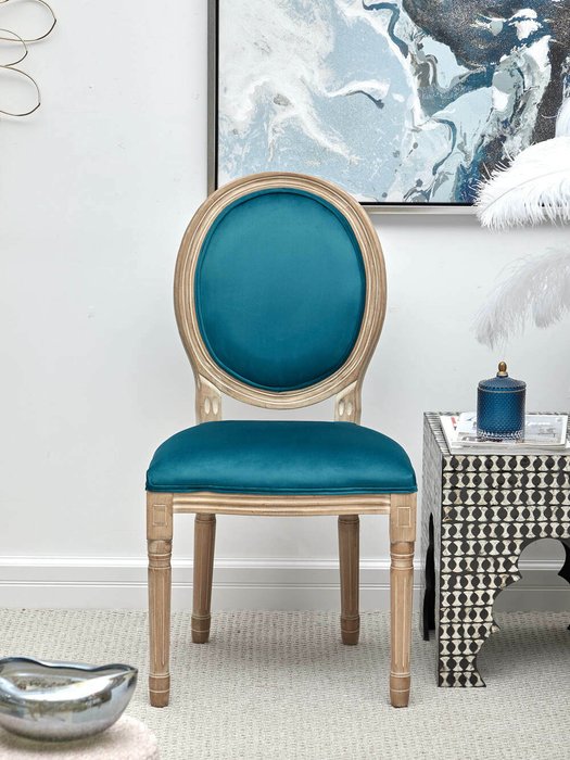 Обеденный стул синего цвета - лучшие Обеденные стулья в INMYROOM