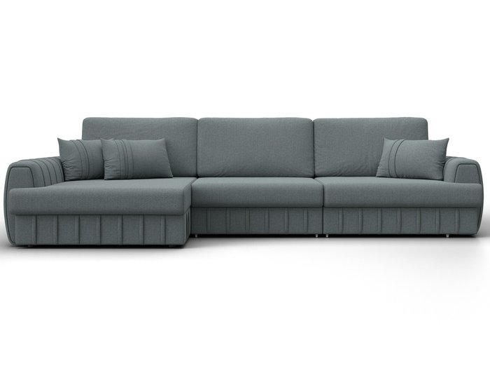 Угловой диван-кровать Лига-057 L Лонг серого цвета левый - купить Угловые диваны по цене 103990 Угловой диван-кровать Лига-057 L Лонг серого цвета левый - купить Угловые диваны по цене 103990