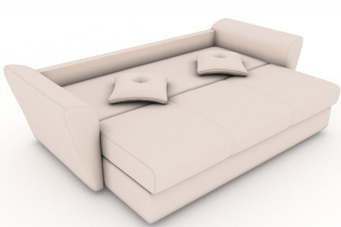 Прямой диван-кровать Neapol бежевого цвета - купить Прямые диваны по цене 16000.0