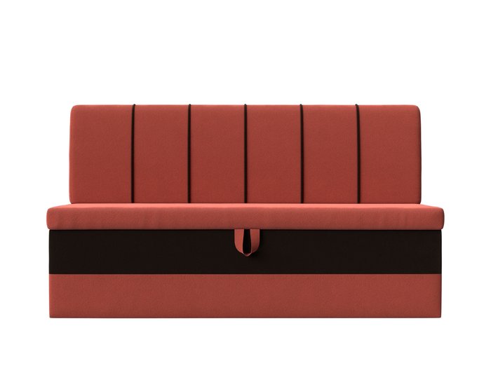 Диван-кровать Энигма кораллово-коричневого цвета - купить Прямые диваны по цене 32999.0