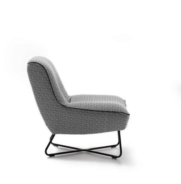Современное кресло для отдыха Rico Prince серого цвета - купить Интерьерные кресла по цене 83660.0