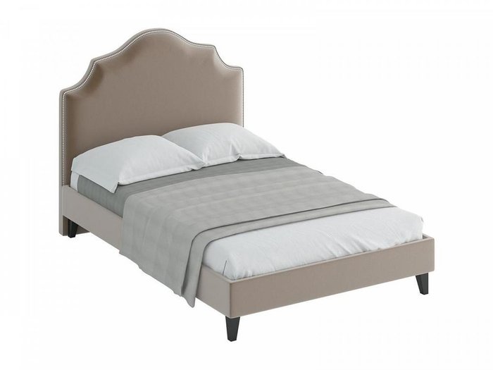 Кровать Queen Victoria светло-коричневого цвета 140x200